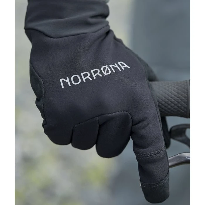 Norrona Guantes - Fjørå Windstopper - Caviar 2 Norrona Guantes - Fjørå Windstopper - Caviar - Imagen 2