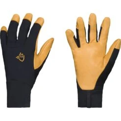 Norrona Guantes De Cuero - Lyngen Windstopper - Caviar