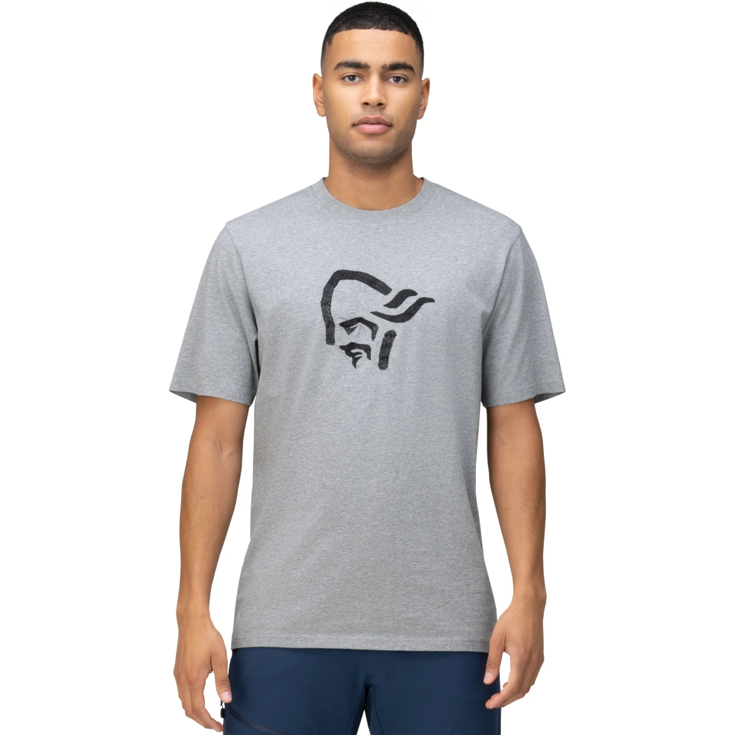 Norrona Camiseta Hombre - /29 Cotton Material Viking - Grey Melange 1 Norrona Camiseta Hombre - /29 Cotton Material Viking - Grey Melange