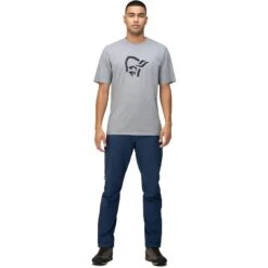 Norrona Camiseta Hombre - /29 Cotton Material Viking - Grey Melange 8 Norrona Camiseta Hombre - /29 Cotton Material Viking - Grey Melange -Norrona norrona 29 cotton material viking t shirt men grey melange 4 1519265