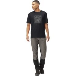 Norrona Camiseta Hombre - /29 Cotton Shutter Viking - Caviar -Norrona norrona 29 cotton shutter viking t shirt men caviar 3 1259279