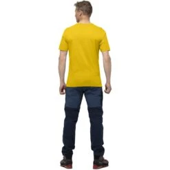 Norrona Camiseta Hombre - /29 Cotton Viking - Sulphur -Norrona norrona 29 cotton viking t shirt men sulphur model 2 1400229