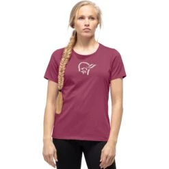 Norrona Camiseta Mujer - /29 Cotton Viking - Violet Quartz