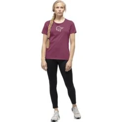 Norrona Camiseta Mujer - /29 Cotton Viking - Violet Quartz 8 Norrona Camiseta Mujer - /29 Cotton Viking - Violet Quartz -Norrona norrona 29 cotton viking t shirt women violet quartz model 1 1400222