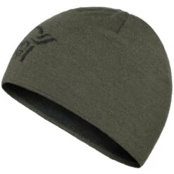 Norrona Gorro - /29 Light MerinoUll Logo - Olive Night Melange