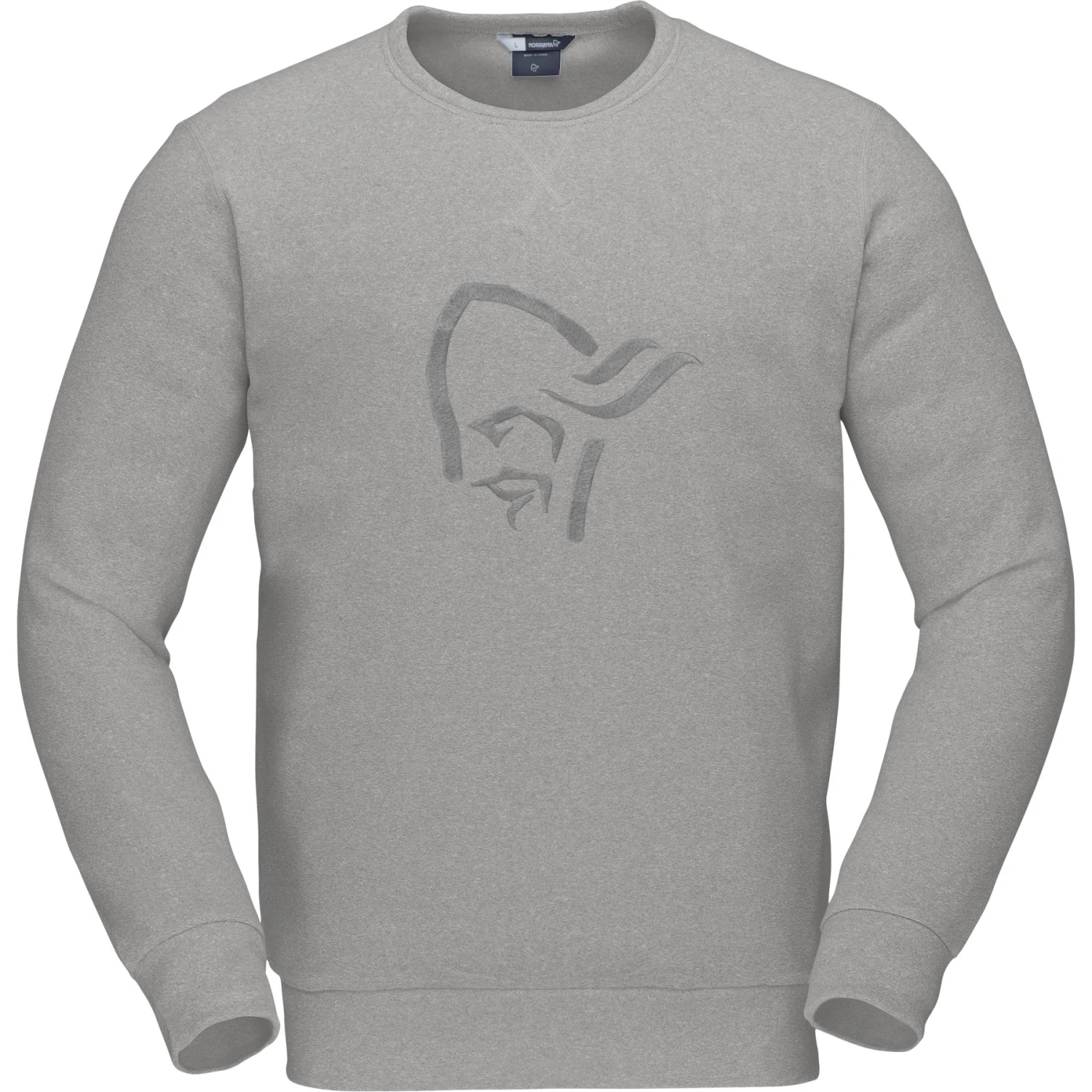 Norrona Sudadera - Crew Neck Unisex - Drizzle Melange 2 Norrona Sudadera - Crew Neck Unisex - Drizzle Melange - Imagen 2