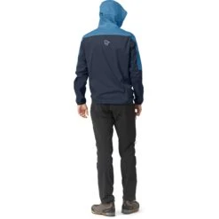 Norrona Chaqueta Hombre - Falketind Aero60 Hood - Hawaiian Surf/Indigo Night -Norrona norrona falketind aero60 hood men hawaiian surf indigo night 2 1460578