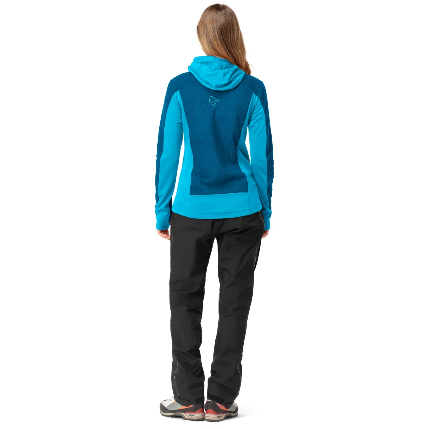 Norrona Chaqueta Mujer - Falketind Alpha120 Zip Hood - Aquarius/Mykonos Blue 5 Norrona Chaqueta Mujer - Falketind Alpha120 Zip Hood - Aquarius/Mykonos Blue - Imagen 5