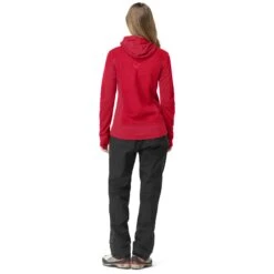 Norrona Chaqueta Mujer - Falketind Alpha120 Zip Hood - Jester Red -Norrona norrona falketind alpha120 zip hood women jester red 3 1460614