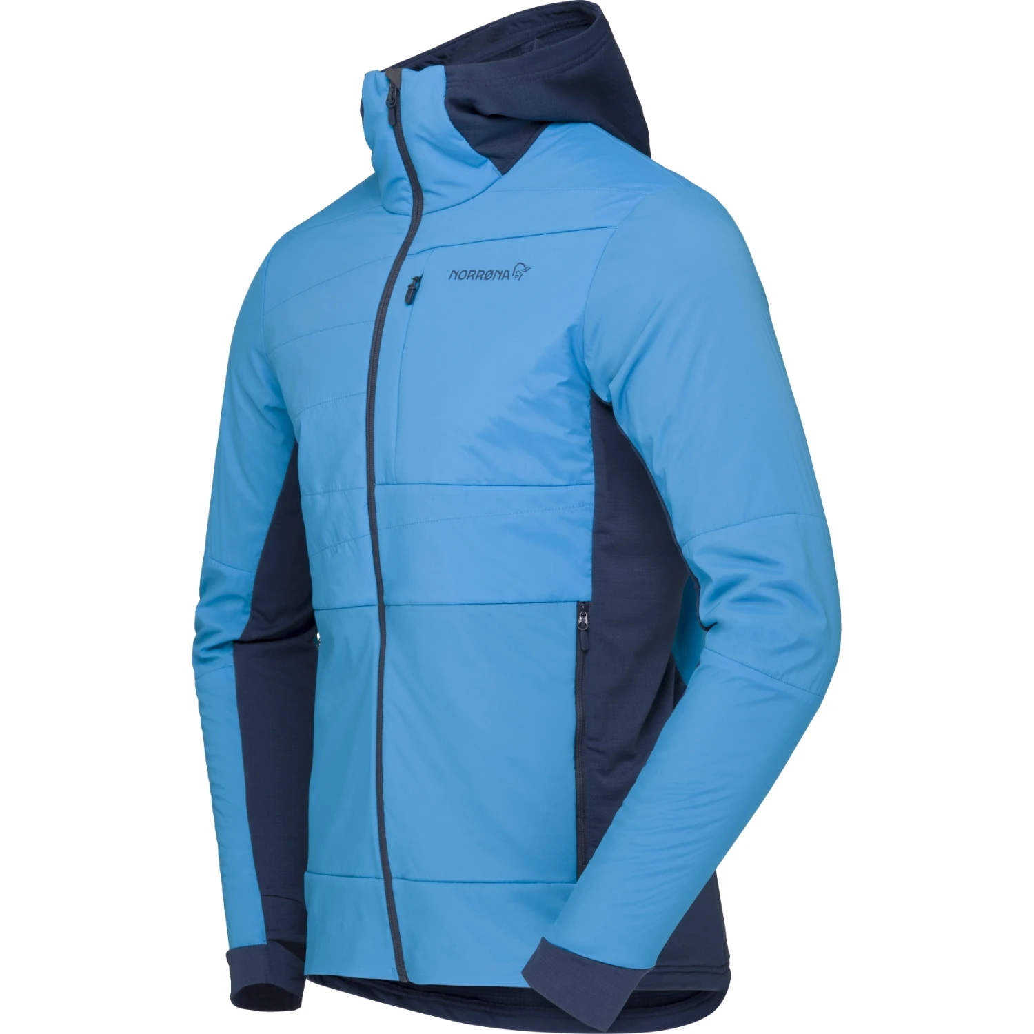 Norrona Chaqueta Hombre - Falketind Alpha90 Insulated Zip Hood - Hawaiian Surf/Indigo Night 3 Norrona Chaqueta Hombre - Falketind Alpha90 Insulated Zip Hood - Hawaiian Surf/Indigo Night - Imagen 3