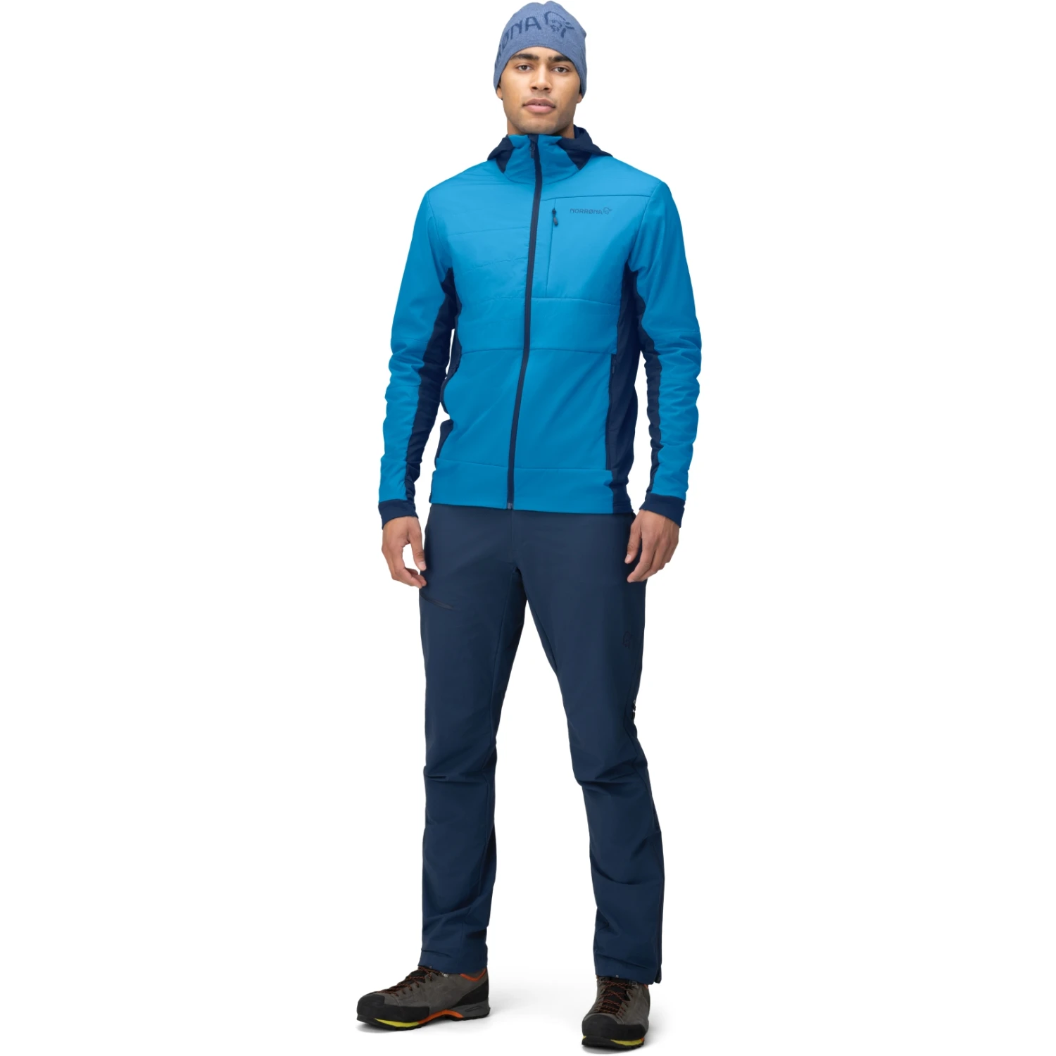 Norrona Chaqueta Hombre - Falketind Alpha90 Insulated Zip Hood - Hawaiian Surf/Indigo Night 4 Norrona Chaqueta Hombre - Falketind Alpha90 Insulated Zip Hood - Hawaiian Surf/Indigo Night - Imagen 4