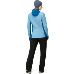 Norrona Chaqueta Mujer - Falketind Alpha90 Insulated Zip Hood - Aquarius/Mykonos Blue -Norrona norrona falketind alpha90 insulated zip hood jacket women aquarius mykonos blue 5 1517564