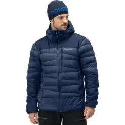 Norrona Plumífero Chaqueta Hombre - Falketind Down750 Hood - Indigo Night