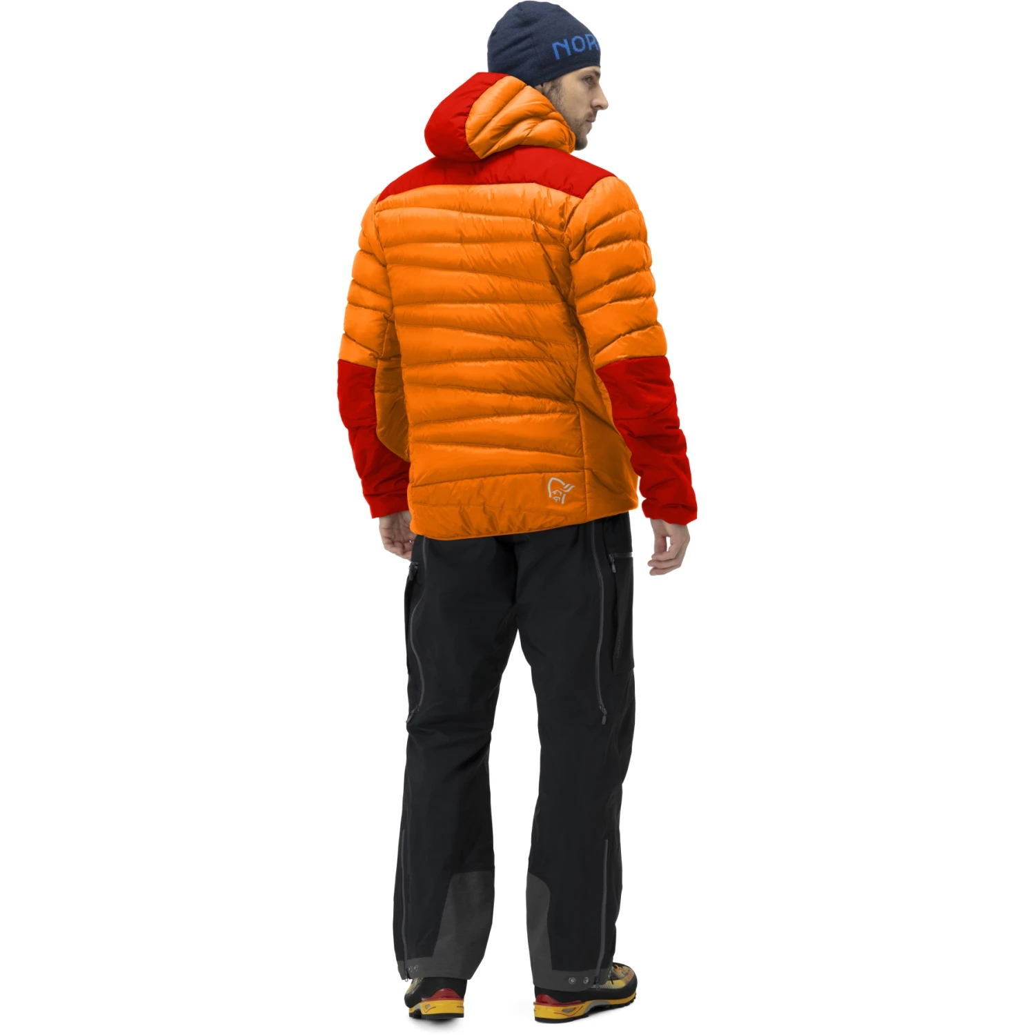 Norrona Plumífero Chaqueta Hombre - Falketind Down750 Hood - Orange Popsicle/Arednalin 5 Norrona Plumífero Chaqueta Hombre - Falketind Down750 Hood - Orange Popsicle/Arednalin - Imagen 5