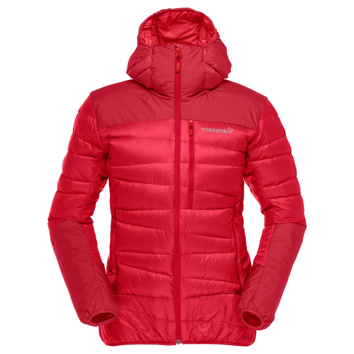 Norrona Plumífero Chaqueta Mujer - Falketind Down750 Hood - True Red 2 Norrona Plumífero Chaqueta Mujer - Falketind Down750 Hood - True Red - Imagen 2