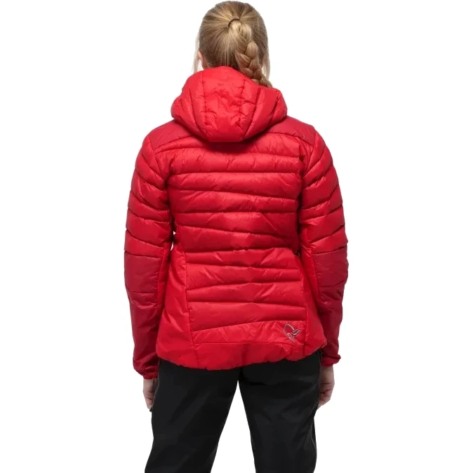 Norrona Plumífero Chaqueta Mujer - Falketind Down750 Hood - True Red 4 Norrona Plumífero Chaqueta Mujer - Falketind Down750 Hood - True Red - Imagen 4