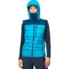 Norrona Chaleco Plumas Mujer - Falketind Down750 - Aquarius/Mykonos Blue