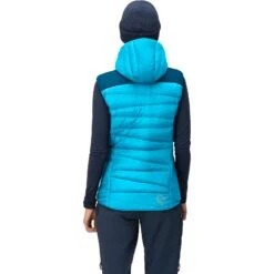 Norrona Chaleco Plumas Mujer - Falketind Down750 - Aquarius/Mykonos Blue -Norrona norrona falketind down750 vest women aquarius mykonos blue 4 1517588