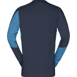 Norrona Camiseta De Manga Larga Hombre - Falketind Equaliser Merino Round Neck - Hawaiian Surf/Indigo Night -Norrona norrona falketind equaliser merino round neck men hawaiian surf indigo night 2 1123636