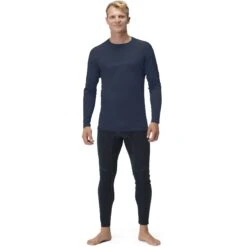 Norrona Camiseta De Manga Larga Hombre - Falketind Equaliser Merino Round Neck - Indigo Night -Norrona norrona falketind equaliser merino round neck men indigo night 2 1460983