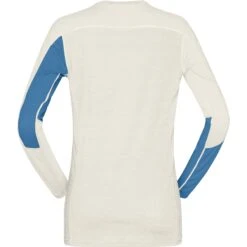 Norrona Camiseta De Manga Larga Mujer - Falketind Equaliser Merino Round Neck - Hawaiian Surf/Snowdrop -Norrona norrona falketind equaliser merino round neck shirt women hawaiian surf snowdrop 3 1517605