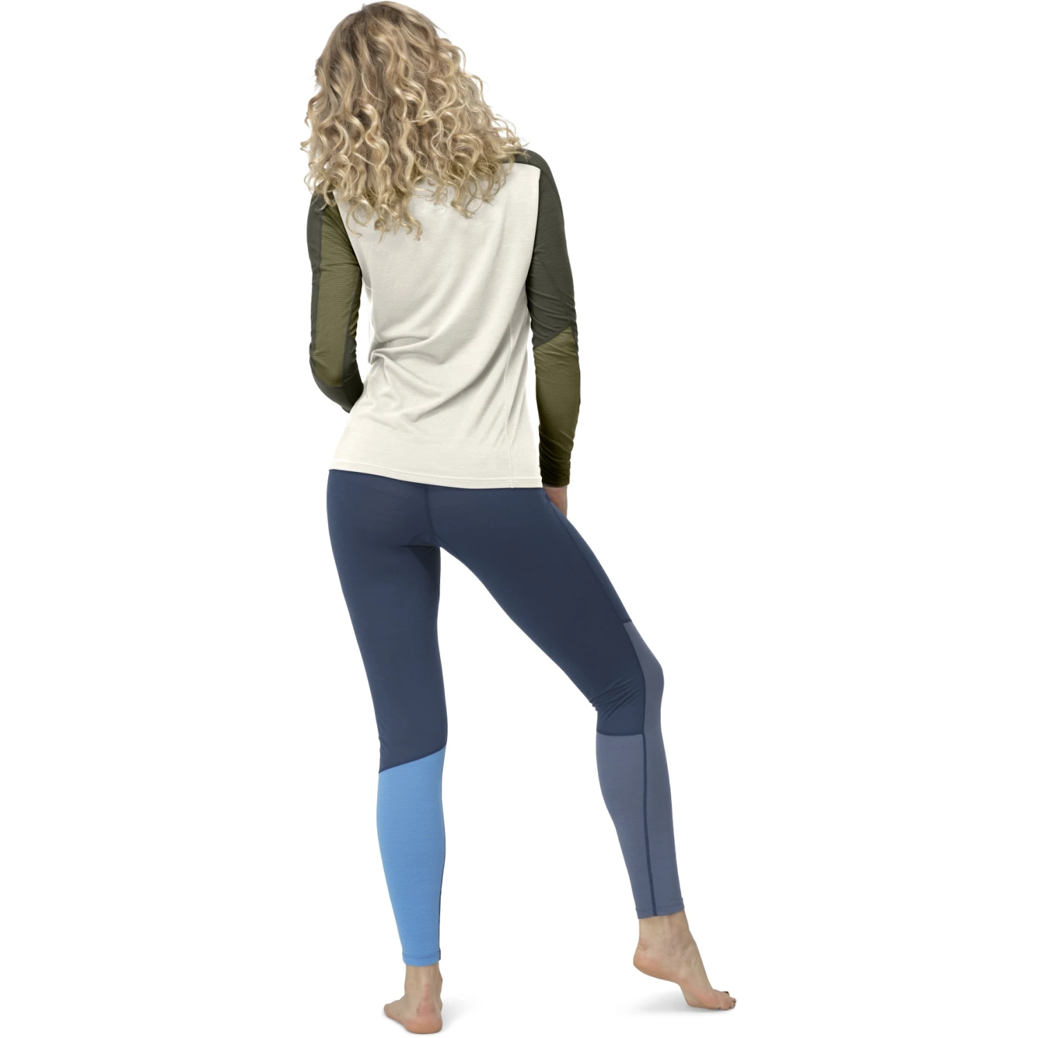 Norrona Camiseta De Manga Larga Mujer - Falketind Equaliser Merino Round Neck - Olive Drab/Olive Night 5 Norrona Camiseta De Manga Larga Mujer - Falketind Equaliser Merino Round Neck - Olive Drab/Olive Night - Imagen 5