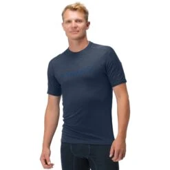 Norrona Camiseta Hombre - Falketind Equaliser Merino - Indigo Night