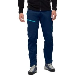 Norrona Pantalones Hombre - Falketind Flex1 Heavy Duty - Indigo Night/Hawaiian Surf