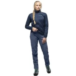 Norrona Pantalones Mujer - Falketind Flex1 Heavy Duty - Vintage Indigo -Norrona norrona falketind flex1 heavy duty pants women vintage indigo model 1 1399459