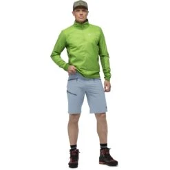 Norrona Pantalones Cortos Hombre - Falketind Flex1 - Blue Fog -Norrona norrona falketind flex1 shorts men blue fog 1 1399464