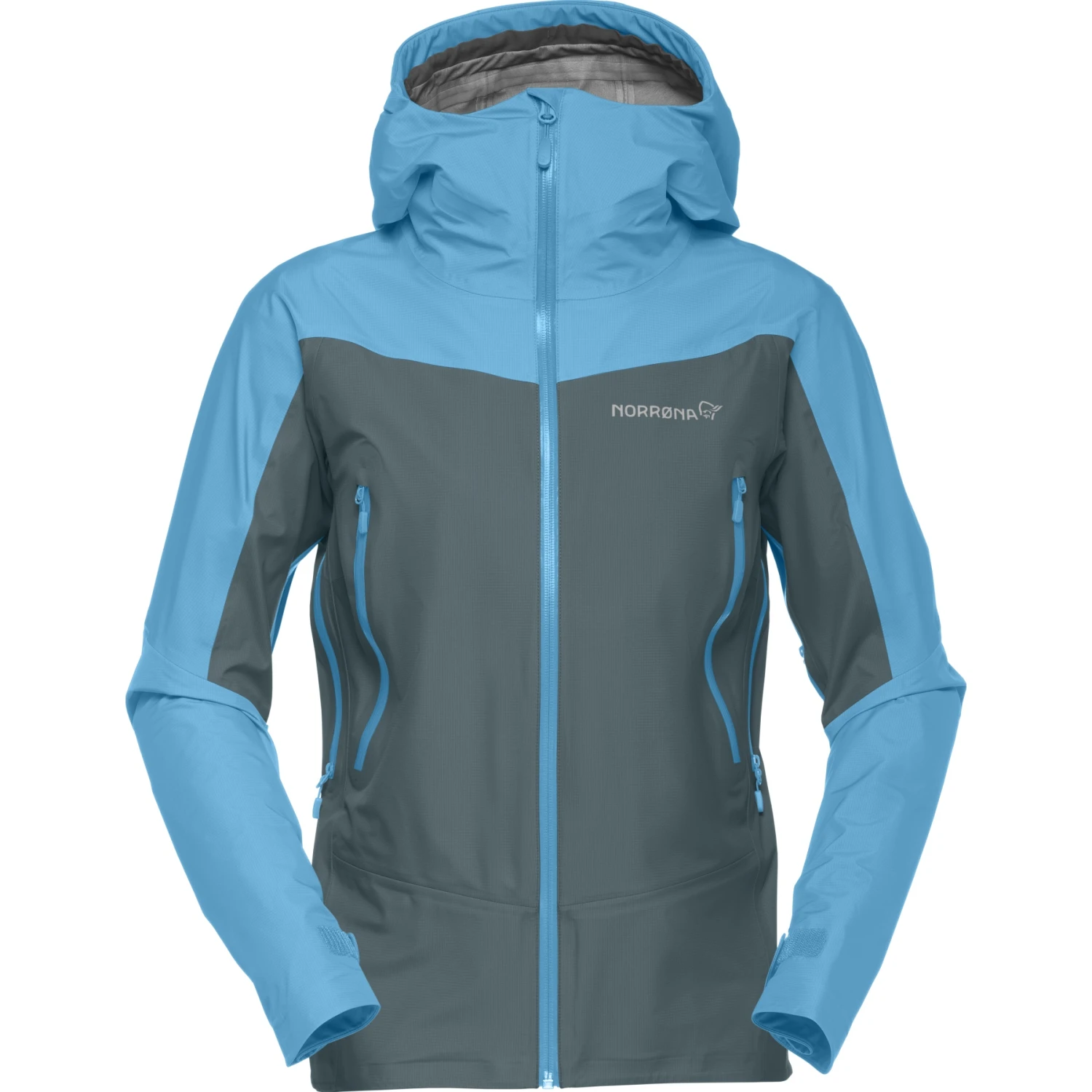 Norrona Chaqueta Mujer - Falketind Gore-Tex - Aquarius/North Atlantic 2 Norrona Chaqueta Mujer - Falketind Gore-Tex - Aquarius/North Atlantic - Imagen 2