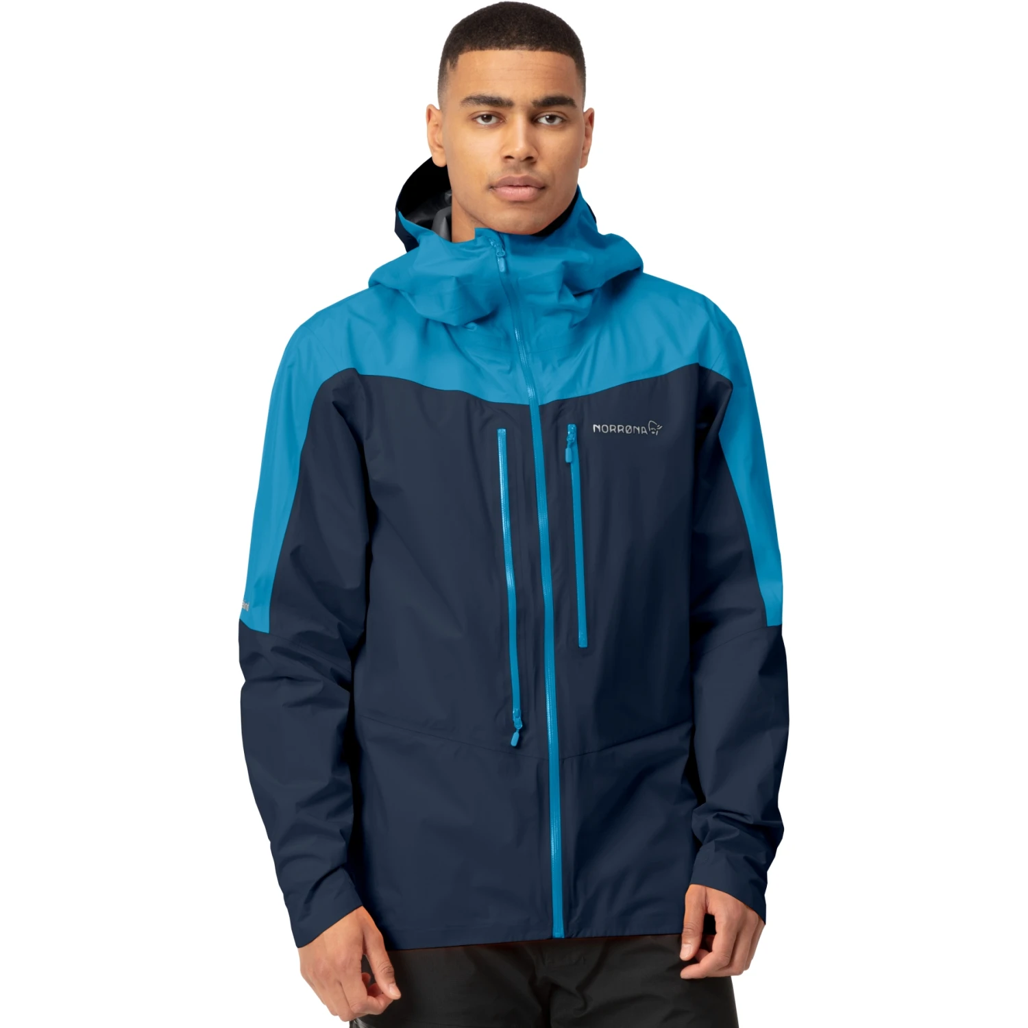 Norrona Chaqueta Hombre - Falketind Gore-Tex Paclite - Hawaiian Surf/Indigo Night 1 Norrona Chaqueta Hombre - Falketind Gore-Tex Paclite - Hawaiian Surf/Indigo Night