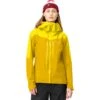 Norrona Chaqueta Mujer - Falketind Gore-Tex Paclite - Blazing Yellow/Sulphur