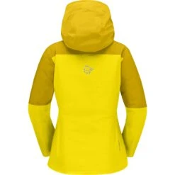 Norrona Chaqueta Mujer - Falketind Gore-Tex Paclite - Blazing Yellow/Sulphur -Norrona norrona falketind gore tex paclite jacket women blazing yellow sulphur 2 1341669