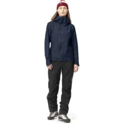 Norrona Chaqueta Mujer - Falketind Gore-Tex Paclite - Indigo Night -Norrona norrona falketind gore tex paclite jacket women indigo night 2 1461624