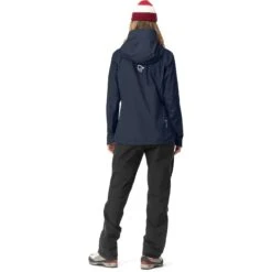 Norrona Chaqueta Mujer - Falketind Gore-Tex Paclite - Indigo Night -Norrona norrona falketind gore tex paclite jacket women indigo night 3 1461625