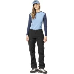 Norrona Pantalones Mujer - Falketind Gore-Tex Paclite - Caviar -Norrona norrona falketind gore tex paclite pants women caviar 2 1461620