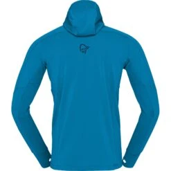 Norrona Chaqueta Hombre - Falketind Power Grid Hood - Hawaiian Surf/Indigo Night -Norrona norrona falketind power grid hood men hawaiian surf indigo night 2 1341859
