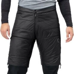 Norrona Pantalones Cortos Térmicos Hombre - Falketind Thermo40 - Caviar/Drizzle