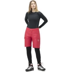 Norrona Pantalones Cortos Térmicos Mujer - Falketind Thermo40 - True Red -Norrona norrona falketind thermo40 shorts women true red 3 1025485