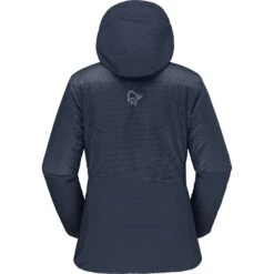 Norrona Chaqueta Mujer - Falketind Thermo60 Hood - Indigo Night -Norrona norrona falketind thermo60 hood women indigo night 2 1126354