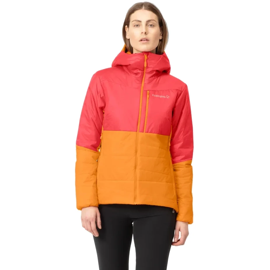 Norrona Chaqueta Mujer - Falketind Thermo60 Hood - Orange Popsicle/Honeysuckle 1 Norrona Chaqueta Mujer - Falketind Thermo60 Hood - Orange Popsicle/Honeysuckle