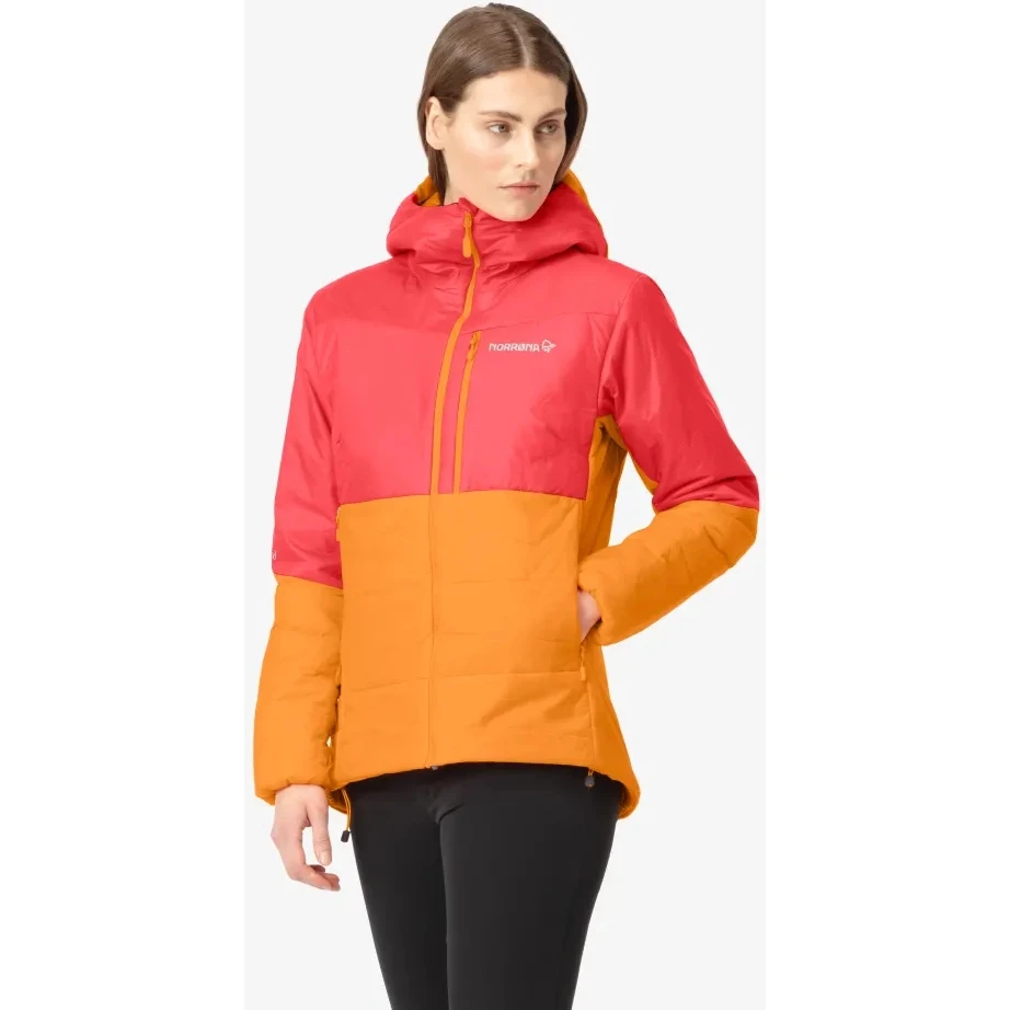 Norrona Chaqueta Mujer - Falketind Thermo60 Hood - Orange Popsicle/Honeysuckle 4 Norrona Chaqueta Mujer - Falketind Thermo60 Hood - Orange Popsicle/Honeysuckle - Imagen 4