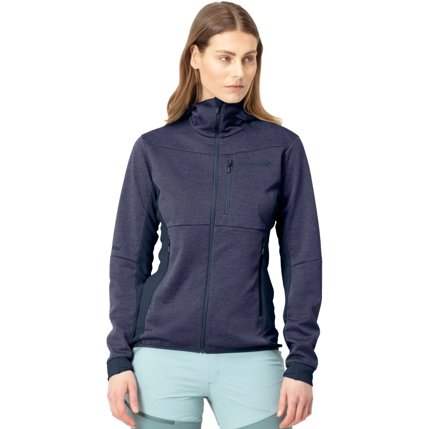 Norrona Chaqueta Mujer - Falketind Warm2 Octa Hood - Indigo Night 1 Norrona Chaqueta Mujer - Falketind Warm2 Octa Hood - Indigo Night