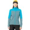 Norrona Chaqueta Mujer - Falketind Warmwool2 Stretch - Aquarius/Tourmaline