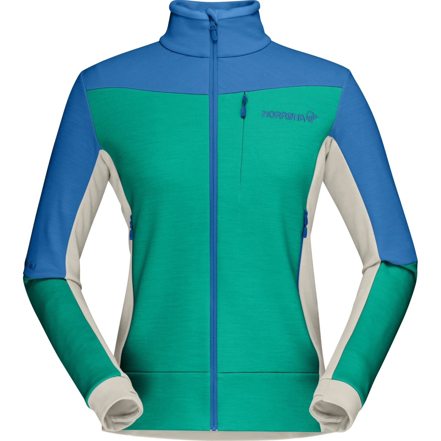 Norrona Chaqueta Mujer - Falketind Warmwool2 Stretch - Arcadia/Campanula 2 Norrona Chaqueta Mujer - Falketind Warmwool2 Stretch - Arcadia/Campanula - Imagen 2