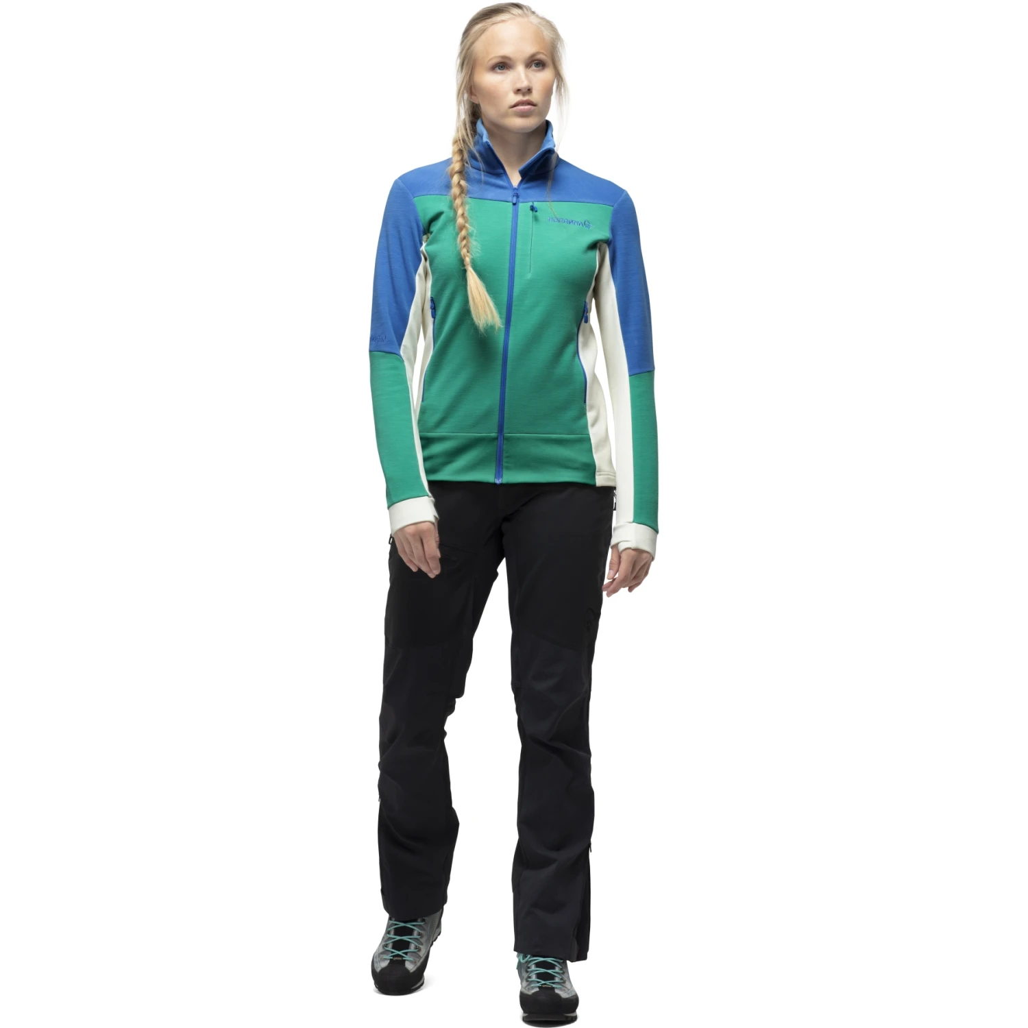 Norrona Chaqueta Mujer - Falketind Warmwool2 Stretch - Arcadia/Campanula 4 Norrona Chaqueta Mujer - Falketind Warmwool2 Stretch - Arcadia/Campanula - Imagen 4