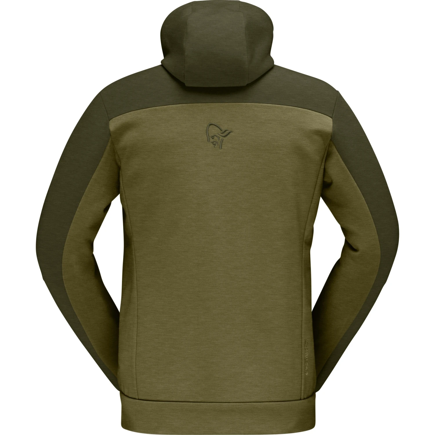 Norrona Chaqueta Hombre - Falketind Warmwool2 Stretch Zip Hood - Olive Night/Olive Drab 3 Norrona Chaqueta Hombre - Falketind Warmwool2 Stretch Zip Hood - Olive Night/Olive Drab - Imagen 3