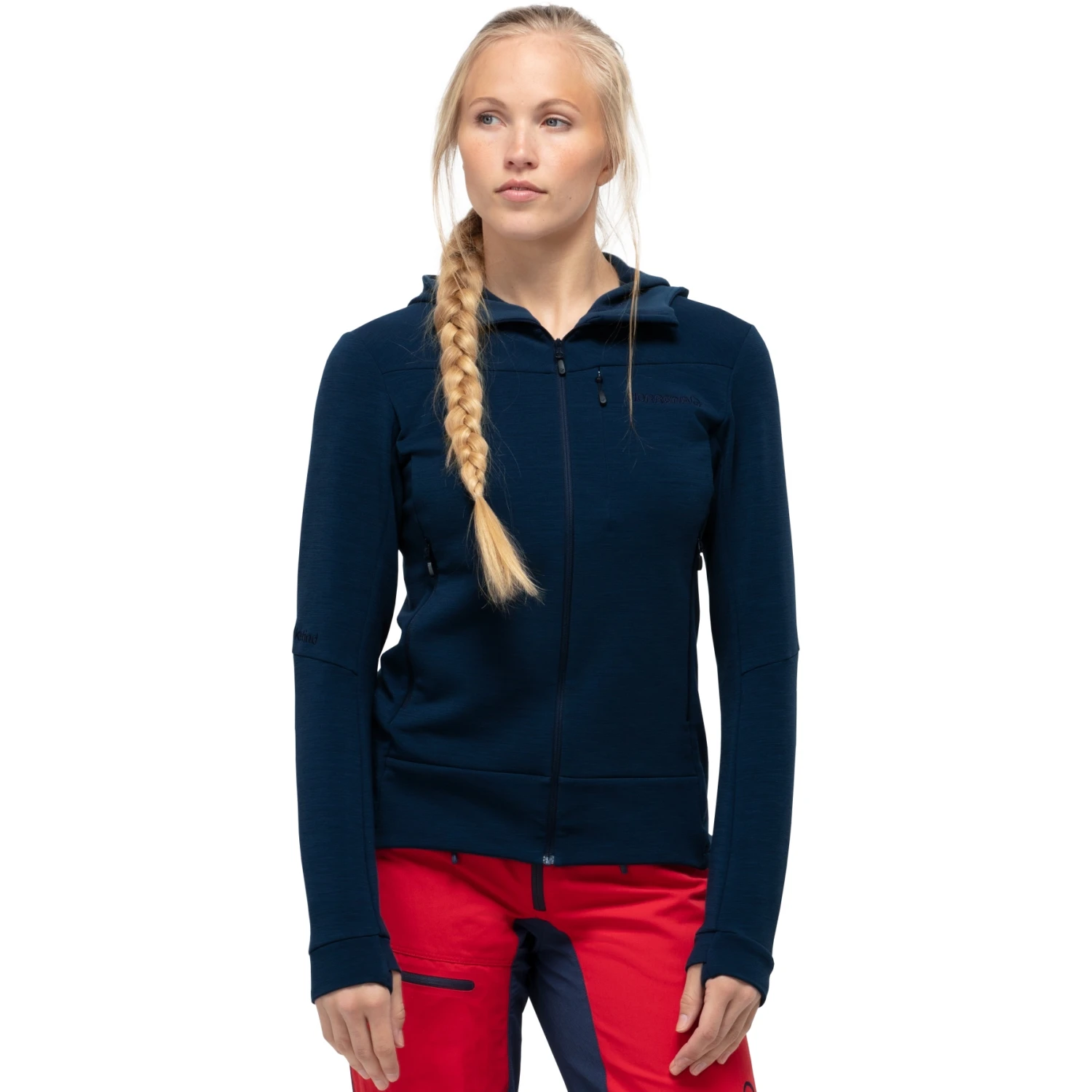 Norrona Chaqueta Mujer - Falketind Warmwool2 Stretch Zip Hood - Indigo Night 1 Norrona Chaqueta Mujer - Falketind Warmwool2 Stretch Zip Hood - Indigo Night