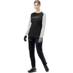 Norrona Camiseta De Manga Larga Mujer - Fjørå Equaliser Lightweight - Caviar/Castor Grey -Norrona norrona fjora equaliser lightweight long sleeve shirt women caviar castor grey 3 1254194